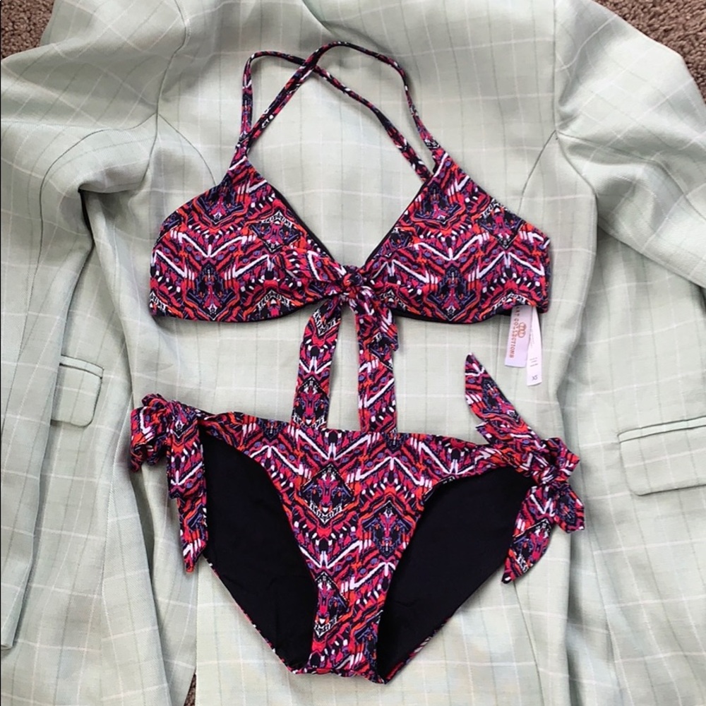 Tart collection Ensley knitted bikini and top